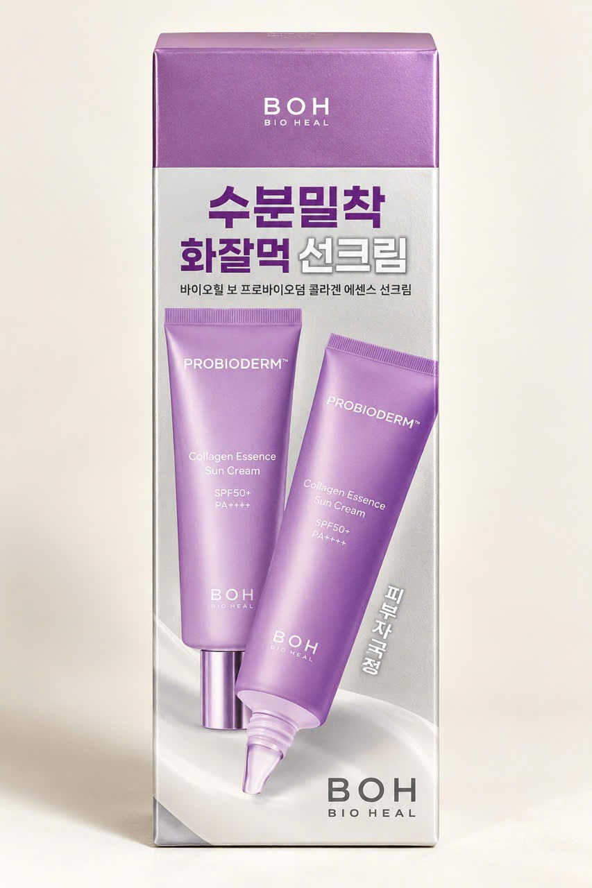 Kem Chống Nắng BOH Bio Heal Probioderm Collagen Essence SPF50+ PA++++ 50ml